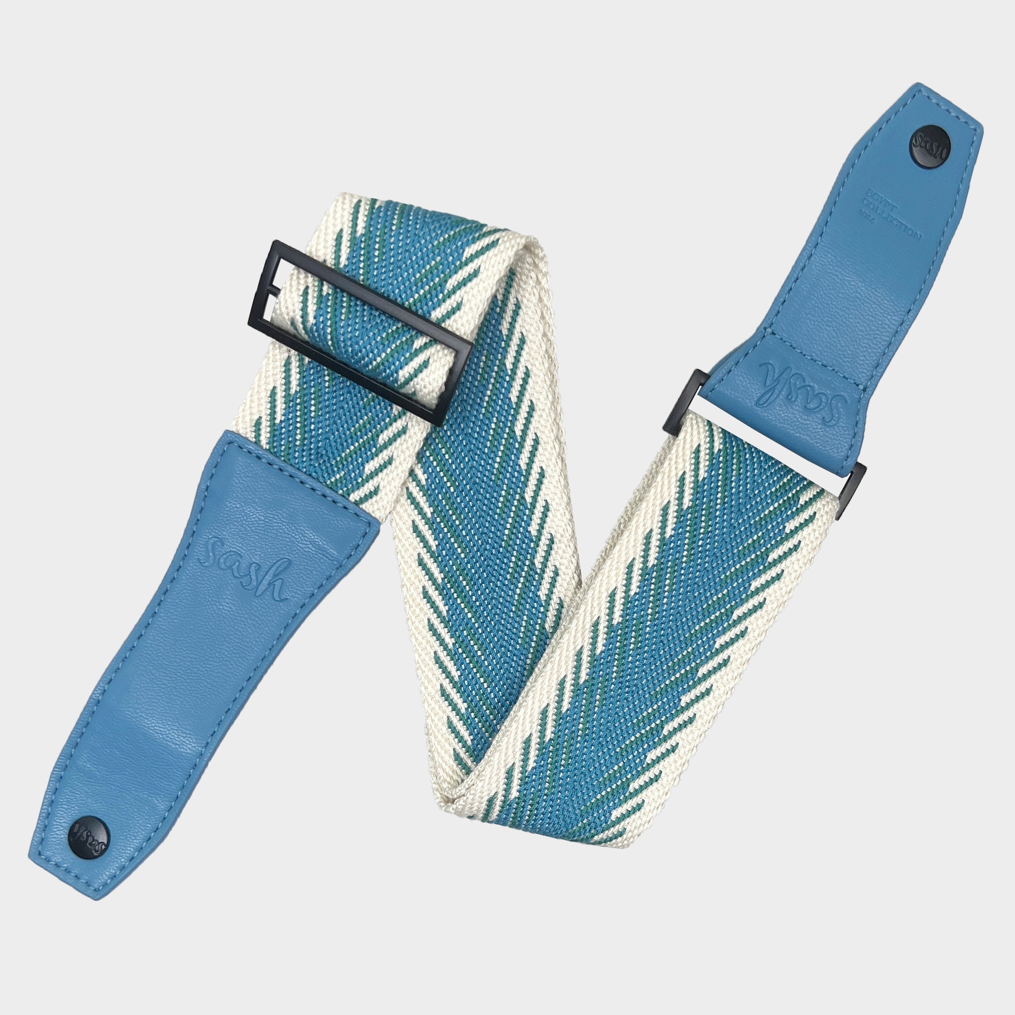 Turquoise/Ceramic Blue Woven Strap