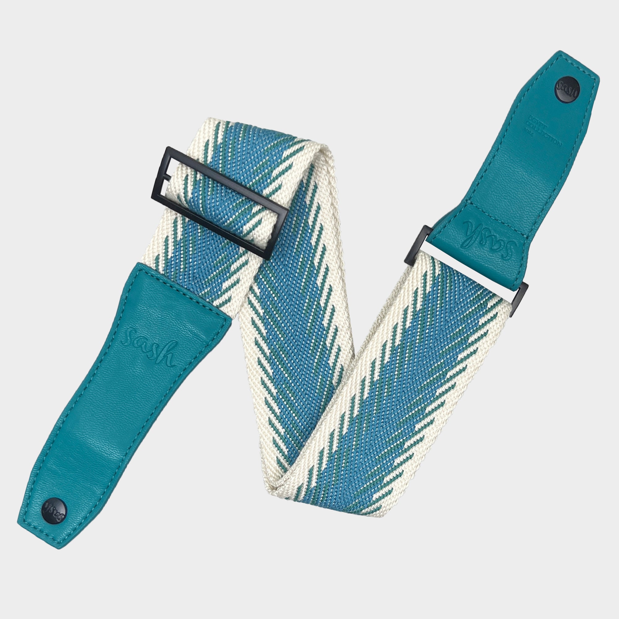 Turquoise/Ceramic Blue Woven Strap